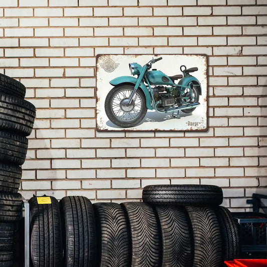 Табела Днепр М-72 ретро мотоциклет