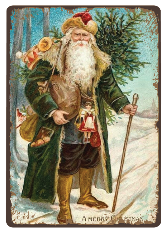 Четири разкошни коледни табелки с Дядо Колда и рождество