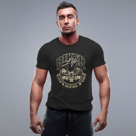 Biker Life teniska motorist моторджийска фланелка червена