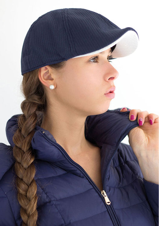 Каскет CORK шапка с козирка бяла