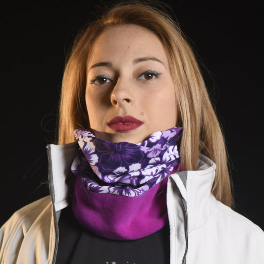 Хибискус лилав есенно-зимна бандана - Liratech.bg
