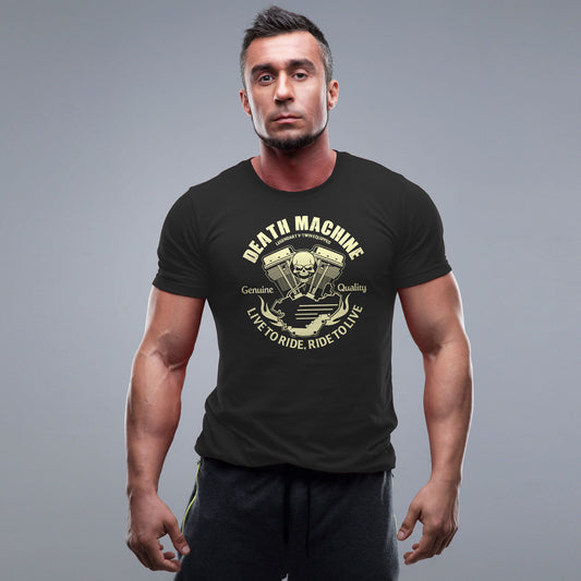 Death Machine тениска с уникален дизайн