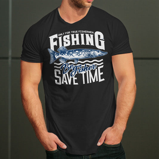 True Fishermen тениска с уникален дизайн за Него