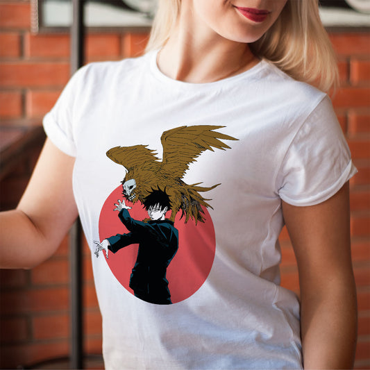 jujutsu kaisen gojo satoru itadori fushigoro megumi тениска фланелка перфектно качество черна liratech.bg