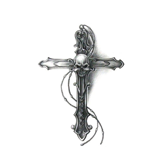 temporary tattoo cross Liratech.eu