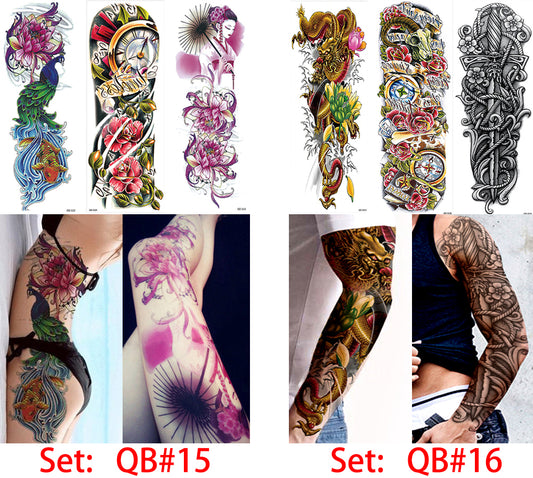 QB-3059 временна татуировка - ръкав - Liratech.bg