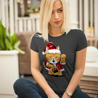 LUCKY MEOW- за Коледа или въпреки празниците - блуза или тениска-liratech.bg