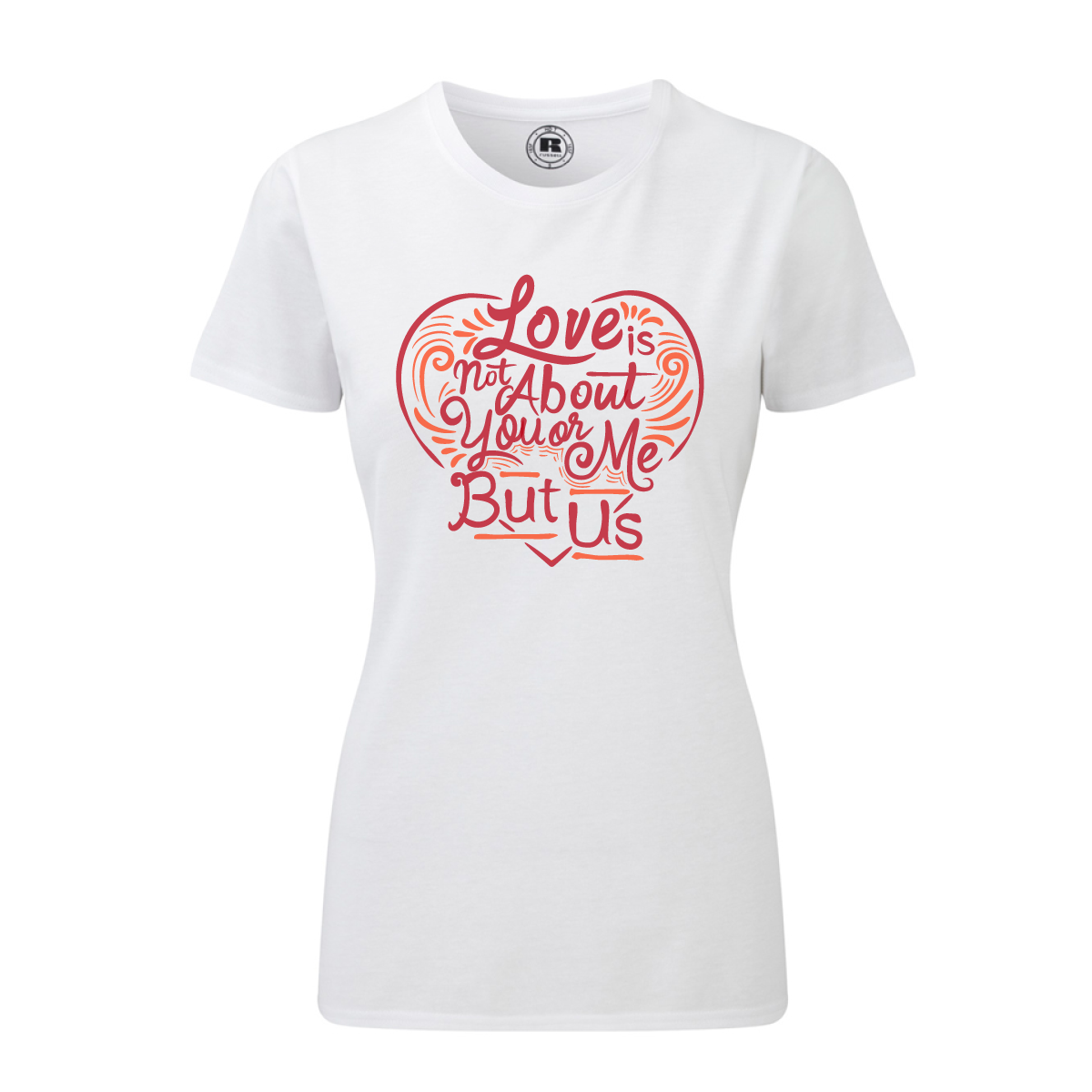 Love is about us тениска с уникален дизайн