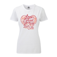 Love is about us тениска с уникален дизайн
