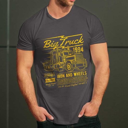 Big Truck тениска с уникален дизайн за Него.