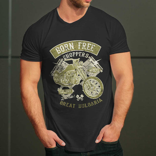 Born Free тениска с уникален дизайн за Него