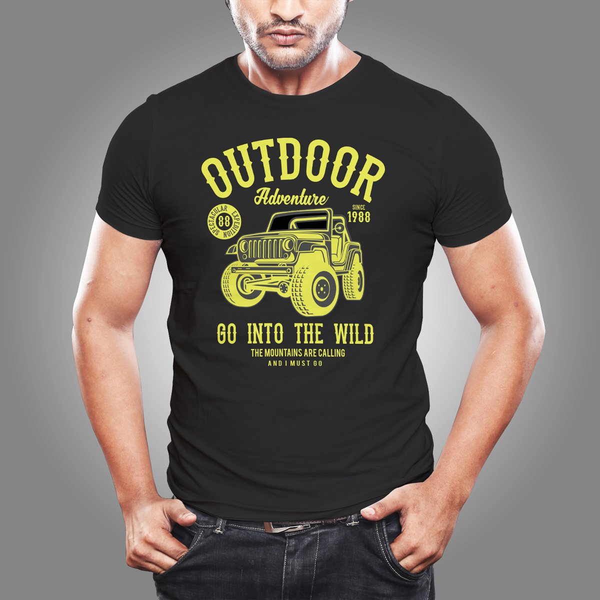 Outdoor тениска с уникален дизайн