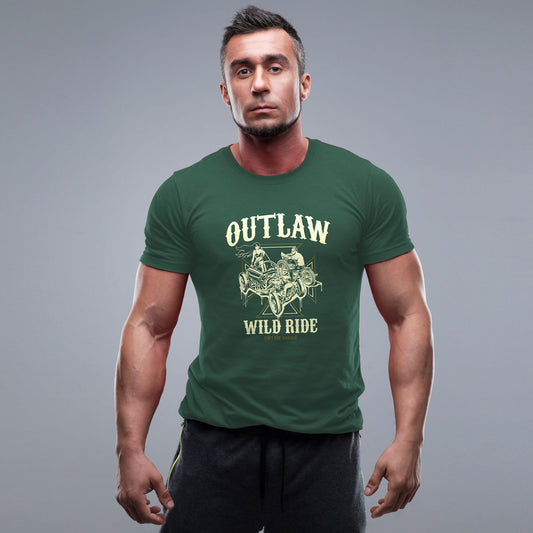 Outlaw тениска с уникален дизайн