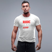 Ride Repeat тениска с уникален дизайн