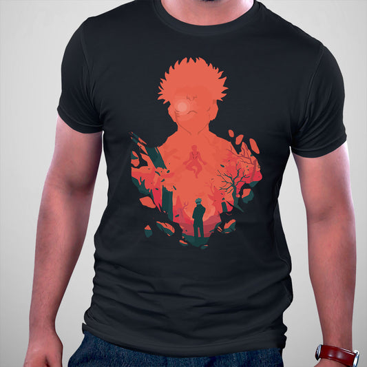 jujutsu kaisen тениска фланелка перфектно качество черна liratech.bg