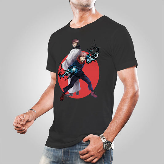 Тениска перфектна черна фланелка jujutsu kaisen Liratech.bg