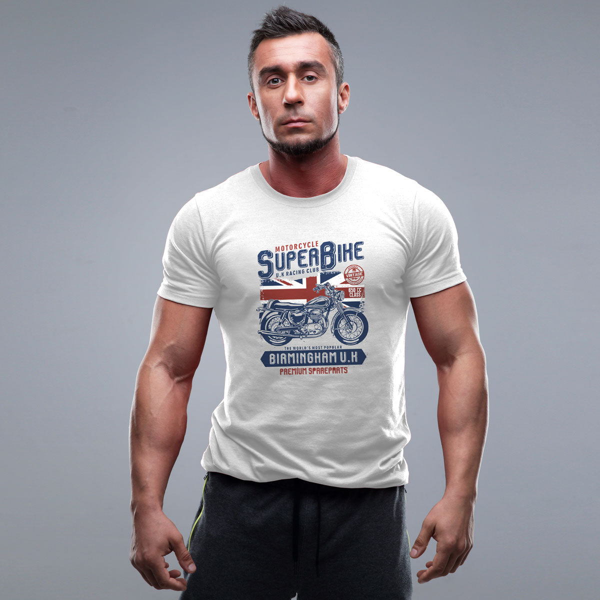 Superbike тениска с уникален дизайн