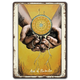 Ace of pentacle tarot метална табела