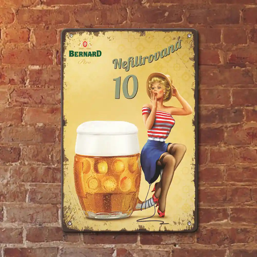 Bira Bernard nefiltrirana - Pin-Up metalna tabela
