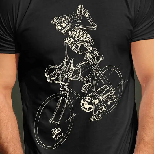 Вело тениска ретро bike