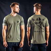 Halo Blue team Spartans тениска маслинено зелена
