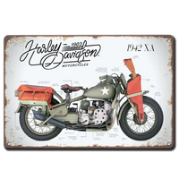 Harley-Davidson 1940 metalna tabelka