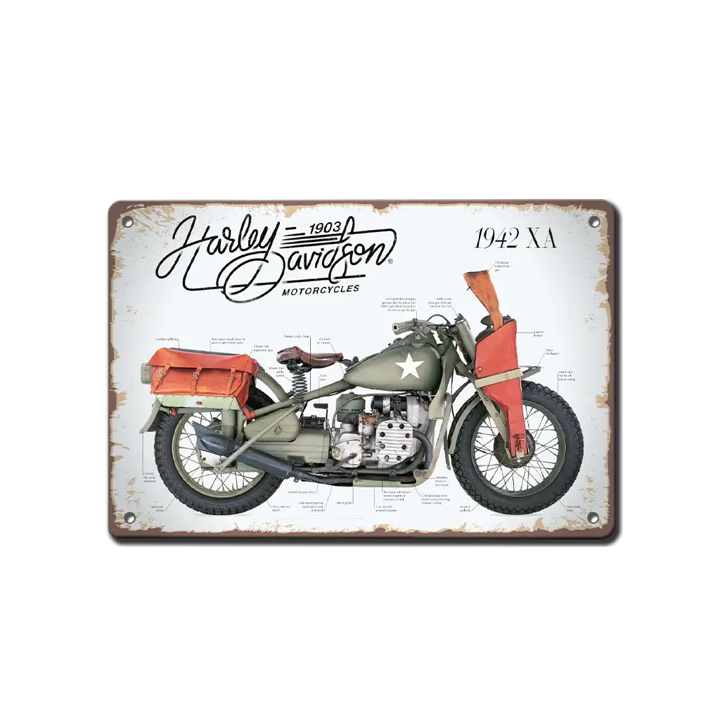 Harley WW2 метална табелка