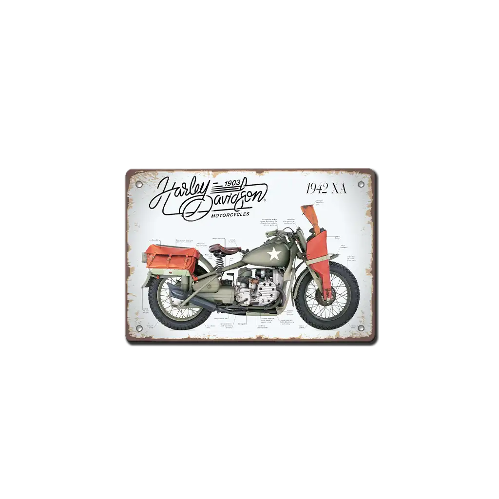 Harley WW2 метална табелка