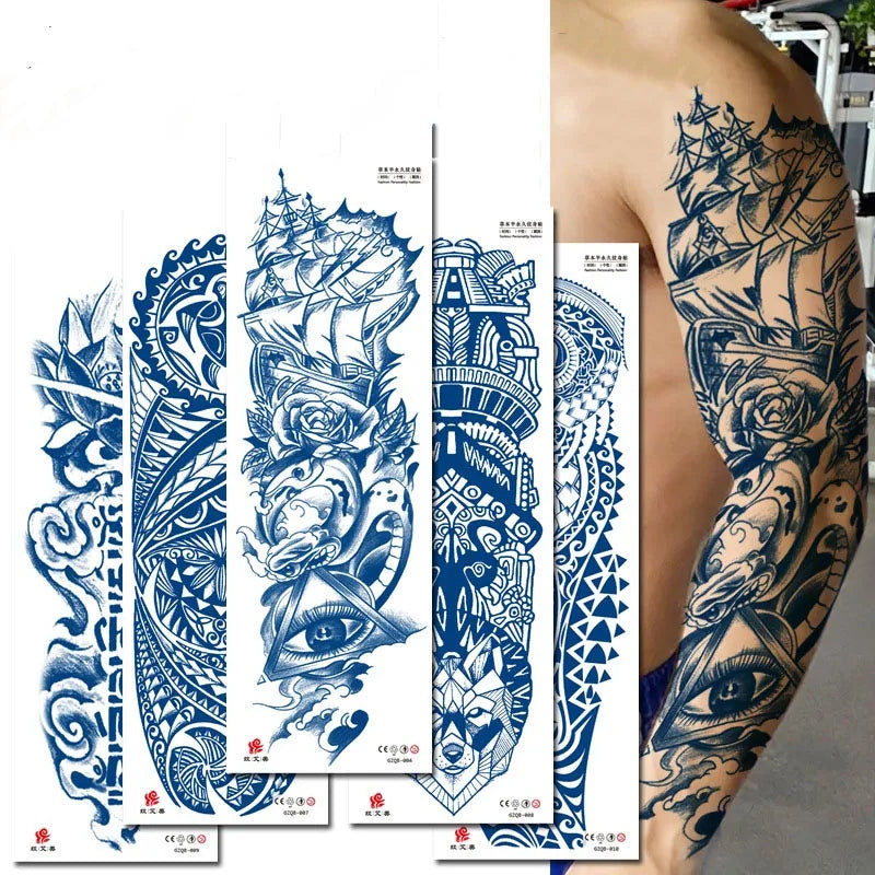 15 вида Полу-перманентни временни татуировки за ръка или крак