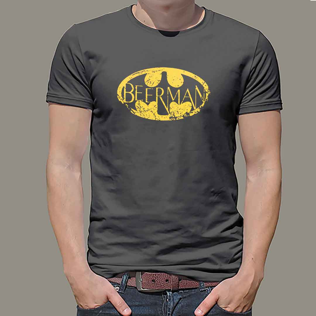 Teniska s zabaven nadpis - biramen, beerman, batman
