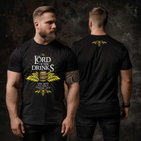Тениска Lord of the Drinks – черна органичен памук