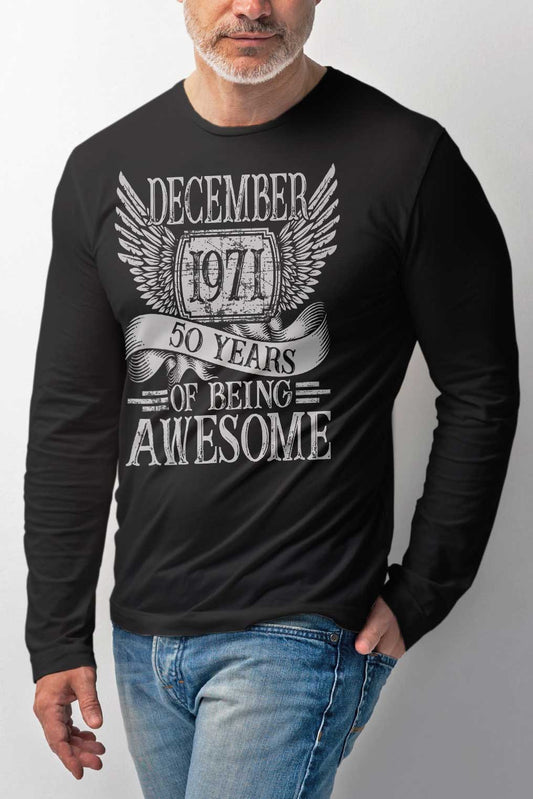 Awesome years - за рожденник с месец и година по поръчка - тениска, блуза или суитшърт-liratech.bg