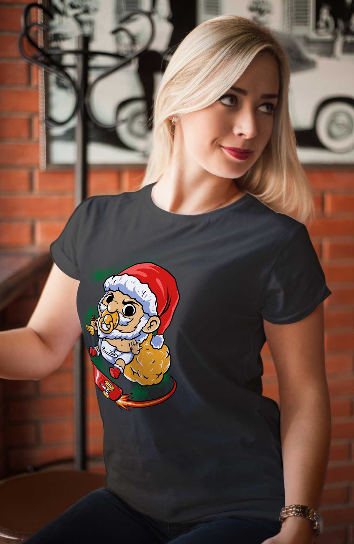 BABY SANTA- за Коледа или въпреки празниците - блуза или тениска-liratech.bg