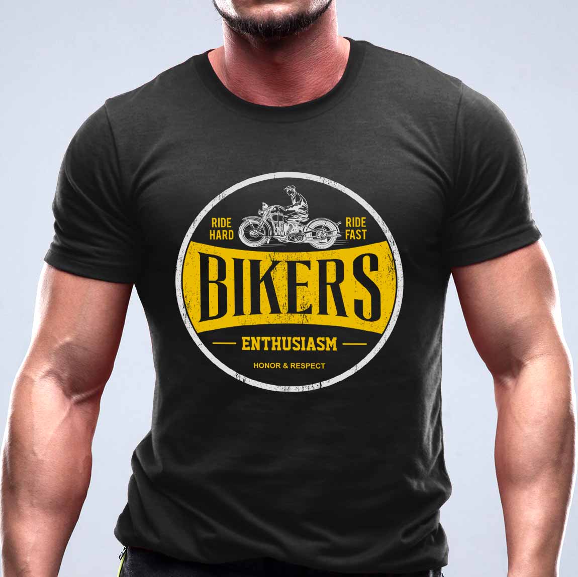 Biker Enthusiasm teniska moto honda teniska black тениска с уникален дизайн 5XL 4XL
