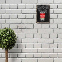 Bloody Mary cocktail - винтидж метална декоративна табелка за декорация