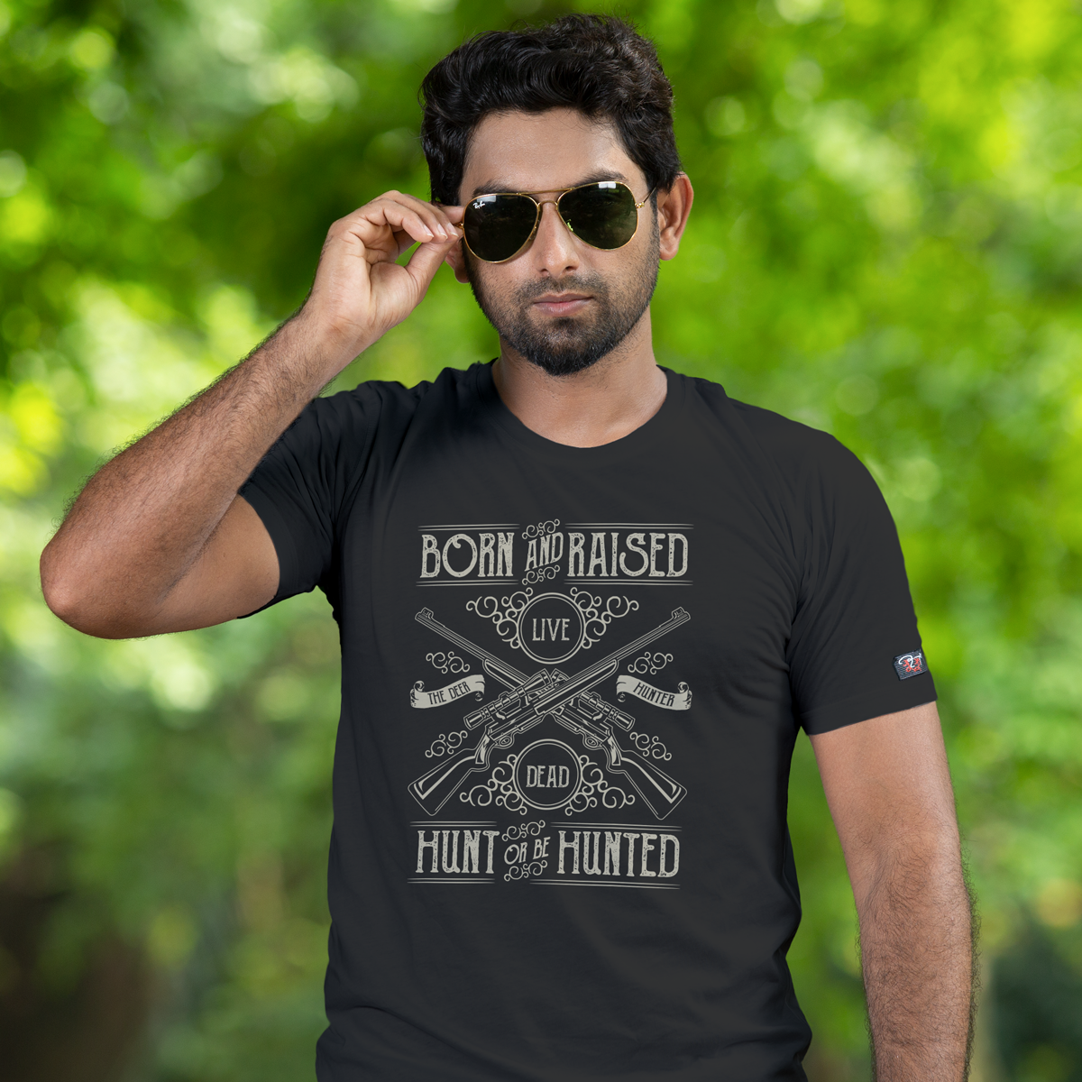 Born And Raised тениска с уникален дизайн