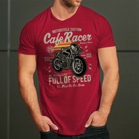 Cafe Racer тениска с уникален дизайн за Него