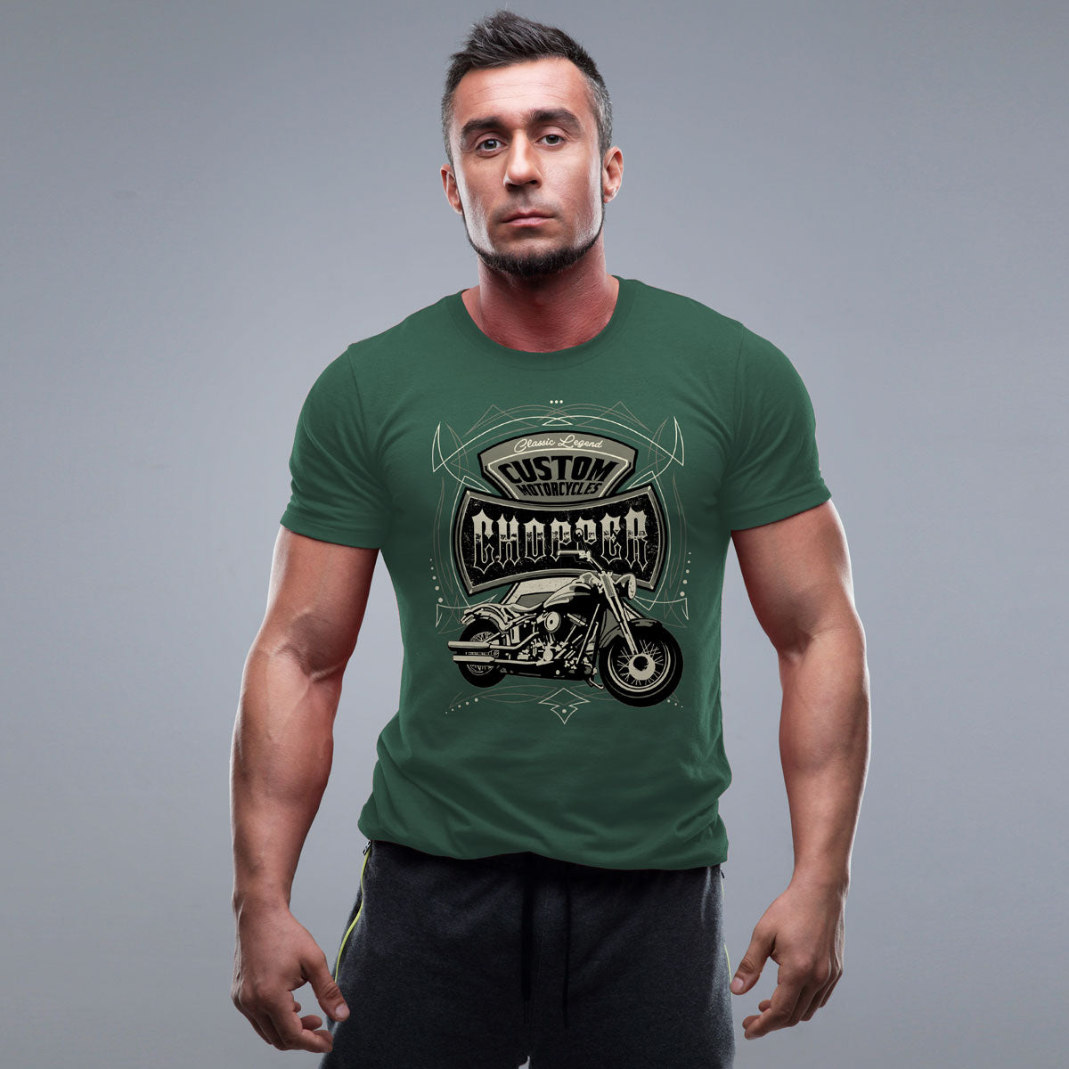Custom Choppers тениска с уникален дизайн