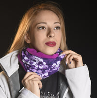 Хибискус лилав есенно-зимна бандана - Liratech.bg