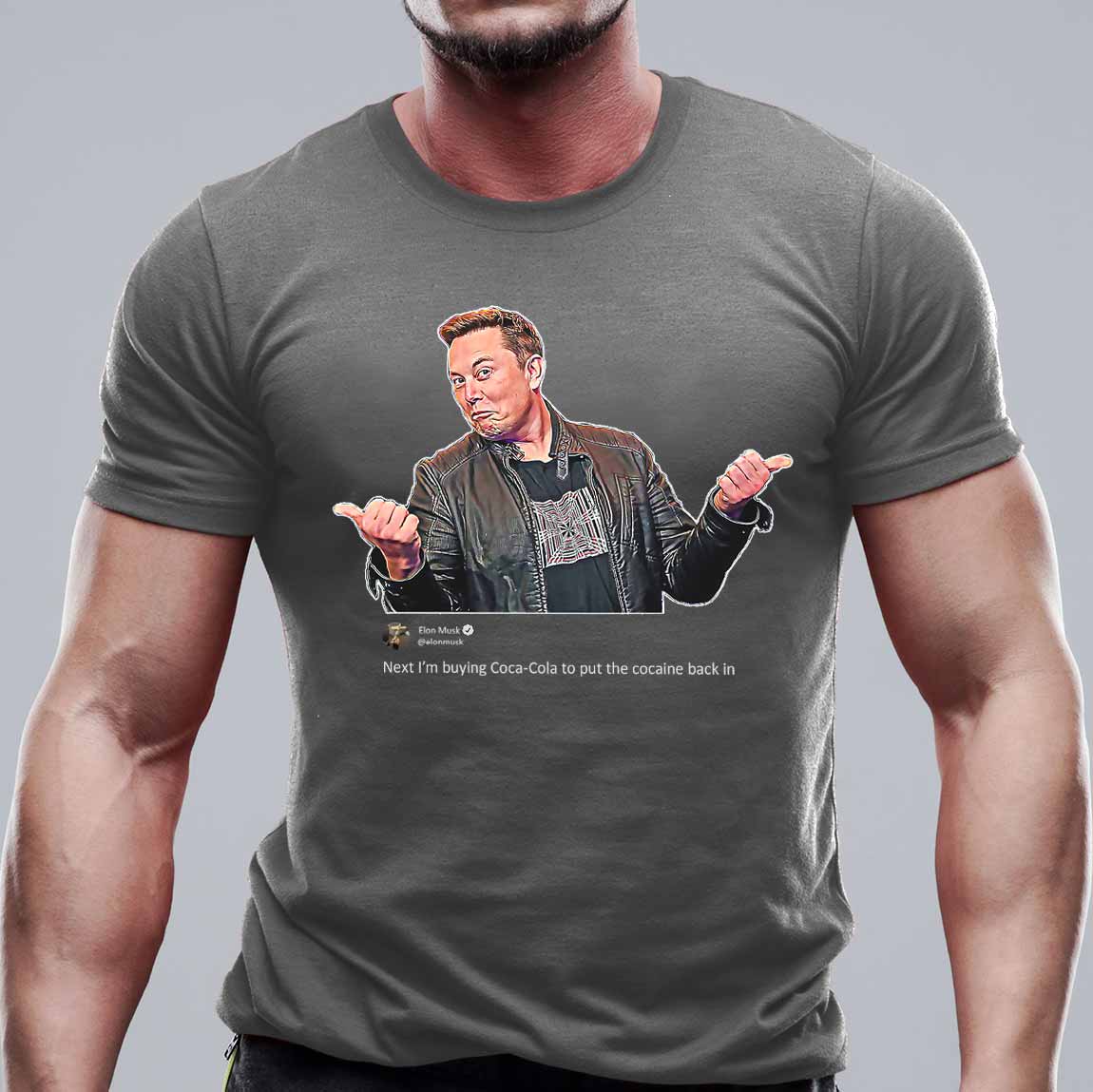 Next I’m buying Coca-Cola to put the cocaine back in teniska zink цинк тениска Илон Мъск