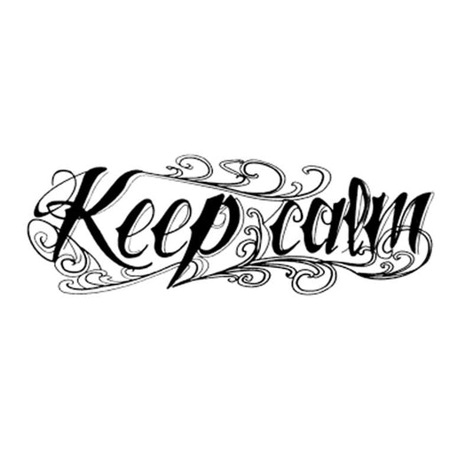 "Keep Calm" временни татуси -средни - Liratech