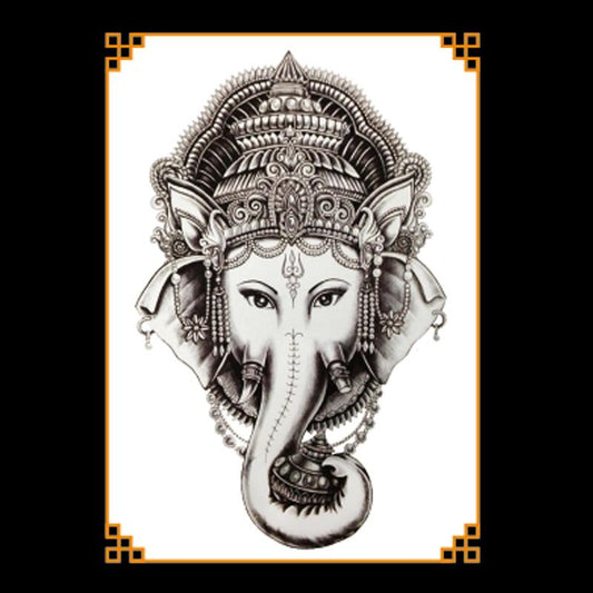 "Ganesha" временна татуировка – средна - Liratech.bg