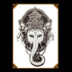 "Ganesha" временна татуировка – средна - Liratech.bg