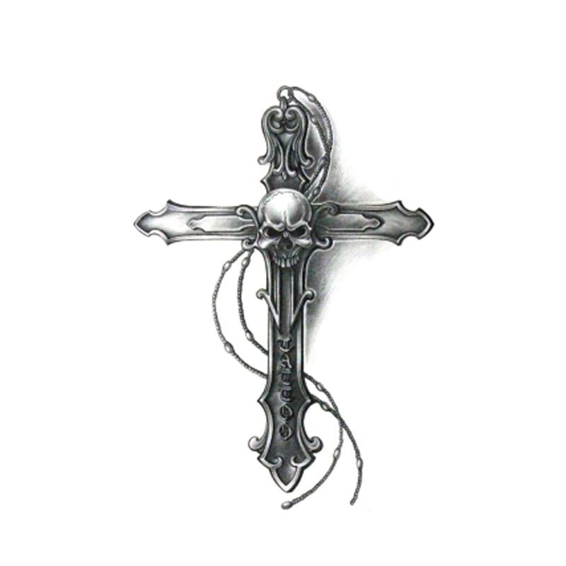 temporary tattoo cross Liratech.eu