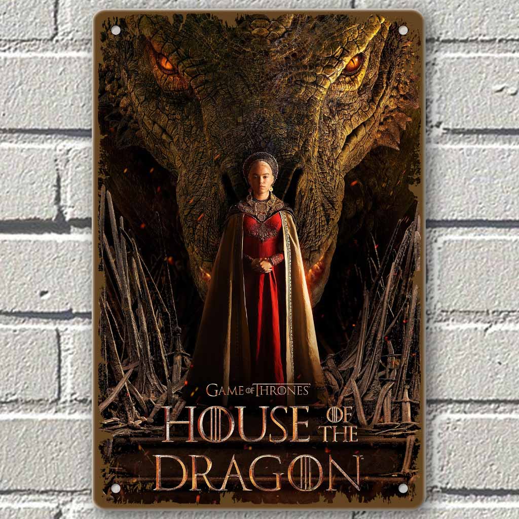 House of the Dragon - metal sign princes Rhaenyra targarien