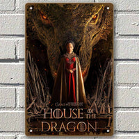 House of the Dragon - metal sign princes Rhaenyra targarien