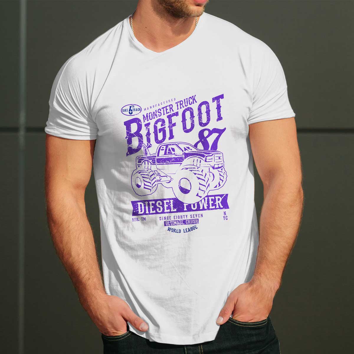 Bigfoot тениска с уникален дизайн за Него