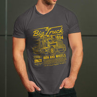 Big Truck тениска с уникален дизайн за Него.