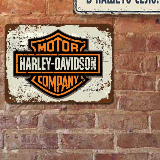 Harley - винтидж метална декоративна табелка