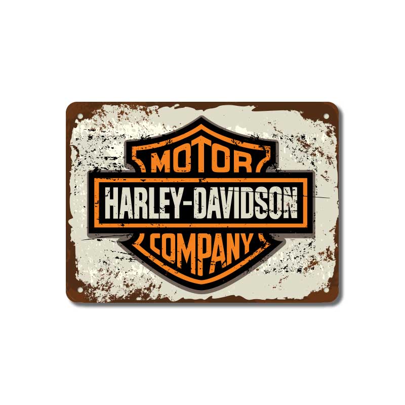 Harley - vintidzh metalna dekorativna tabelka metal sign